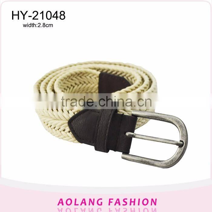 Simple style decorative webbing belt for men and women