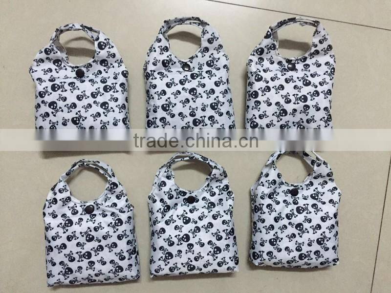 Factory OEM Folding shopping bags/ foldable polyester bag/cute foldable bags