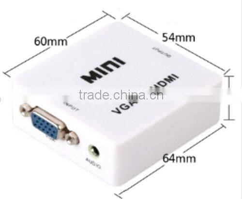 VGATOHDMI Adapter white color top quality
