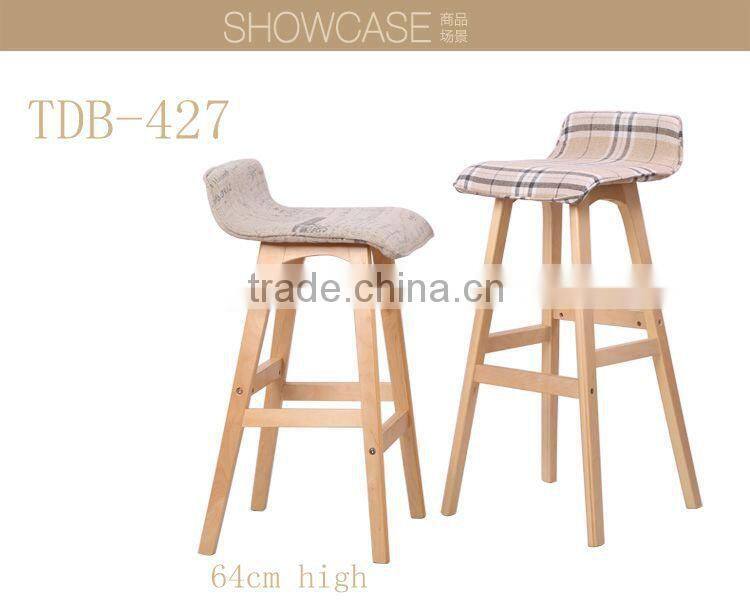 Fabric barstool,pu seat barstool,Rustic style Barstool,Barchair,Solid wood barstook,Bentwood barstool