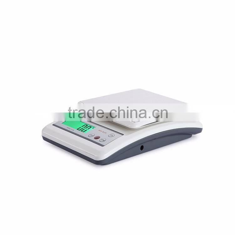 Stainless steel platform cooking kitchen scale 10kg with CE Rohs pass