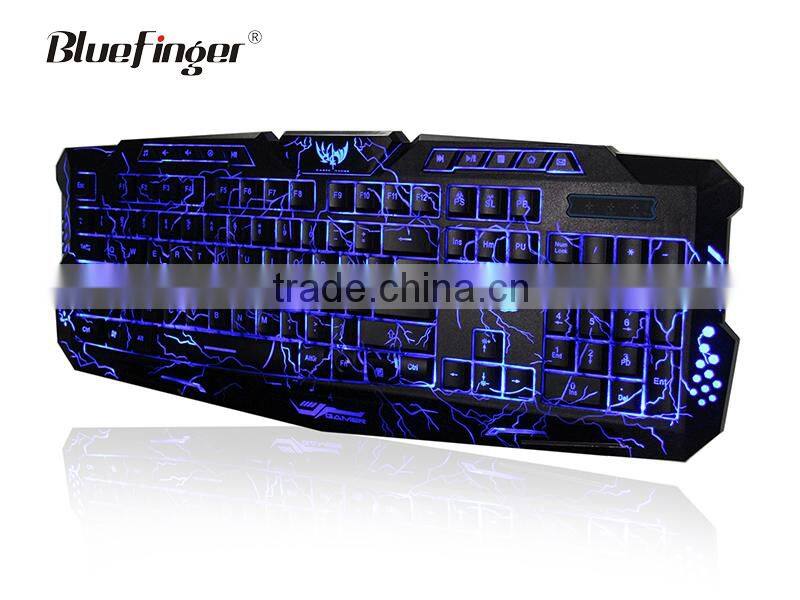 2015 topset USB Wired game keyboard with backlit for Christmas