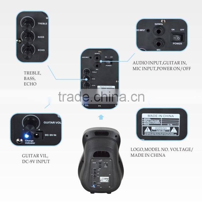 Professional 6.5 inch stage active speaker,outdoor stage sound system speaker