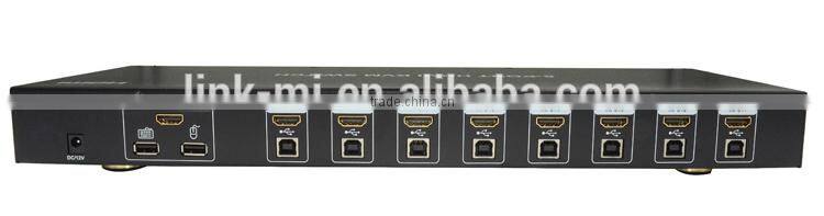 LINK-MI OEM LM-KVM801 1920x1440 HD Video 8 port HDMI KVM Switch with USB
