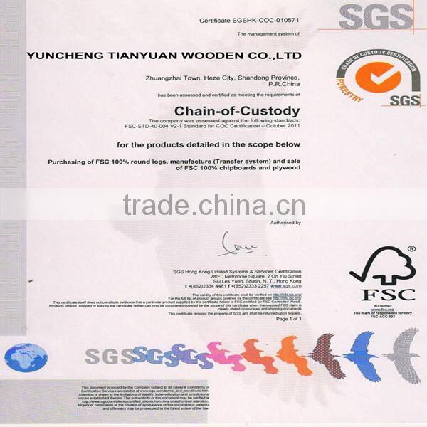 Paulownia falcata core wood blockboard for sale