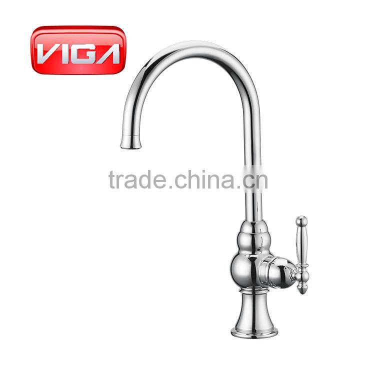 Gold color vintage sink tapsupc 61-9 nsf kitchen faucet kitchens faucet