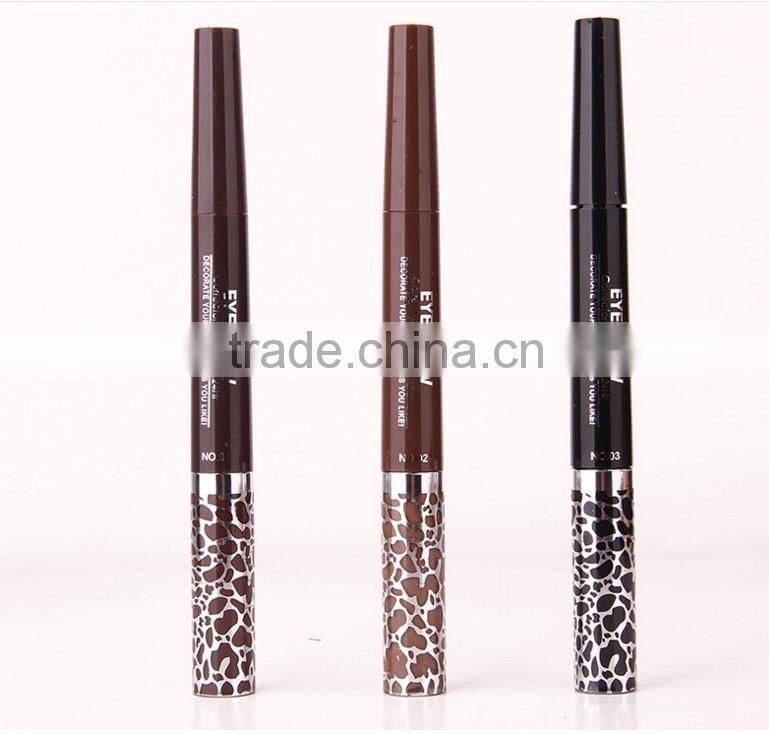 Music Flower Double-end Dye Eyebrow Cream 3 Colors Eyebrow Pencil Multifunction Longlasting Waterproof Eyebrow Extension Kit
