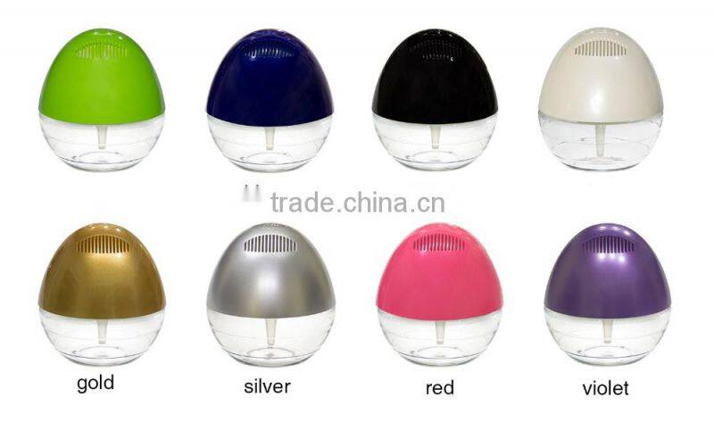 KS-02L with colorful LED lights and anion generator air purifier
