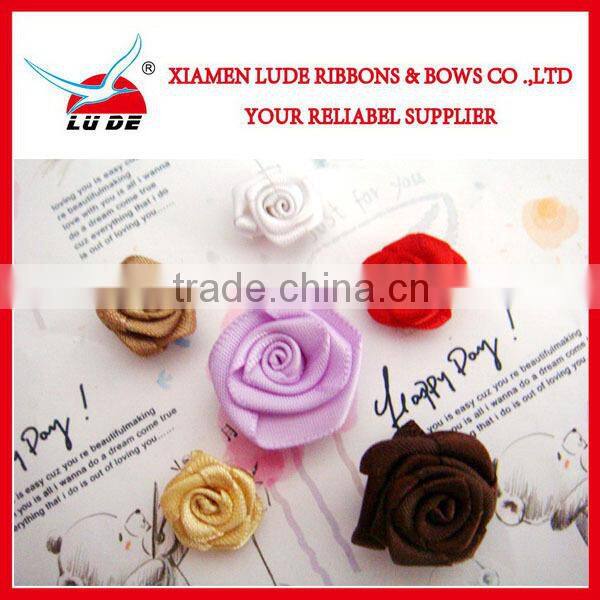 colorful handmade carnation flower ribbon for the mothers' day gift packing