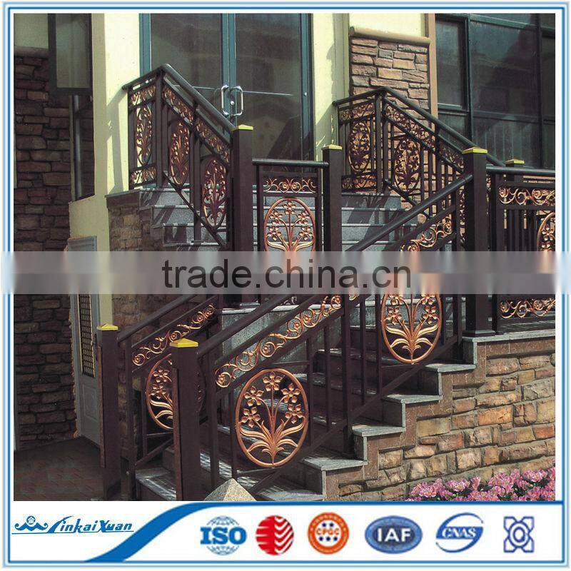 Balcony fence, stairs