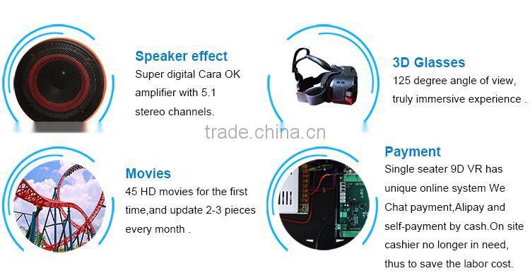 360 Degree Interactive Virtual Reality Simulator Equipment 9d Vr Cinema