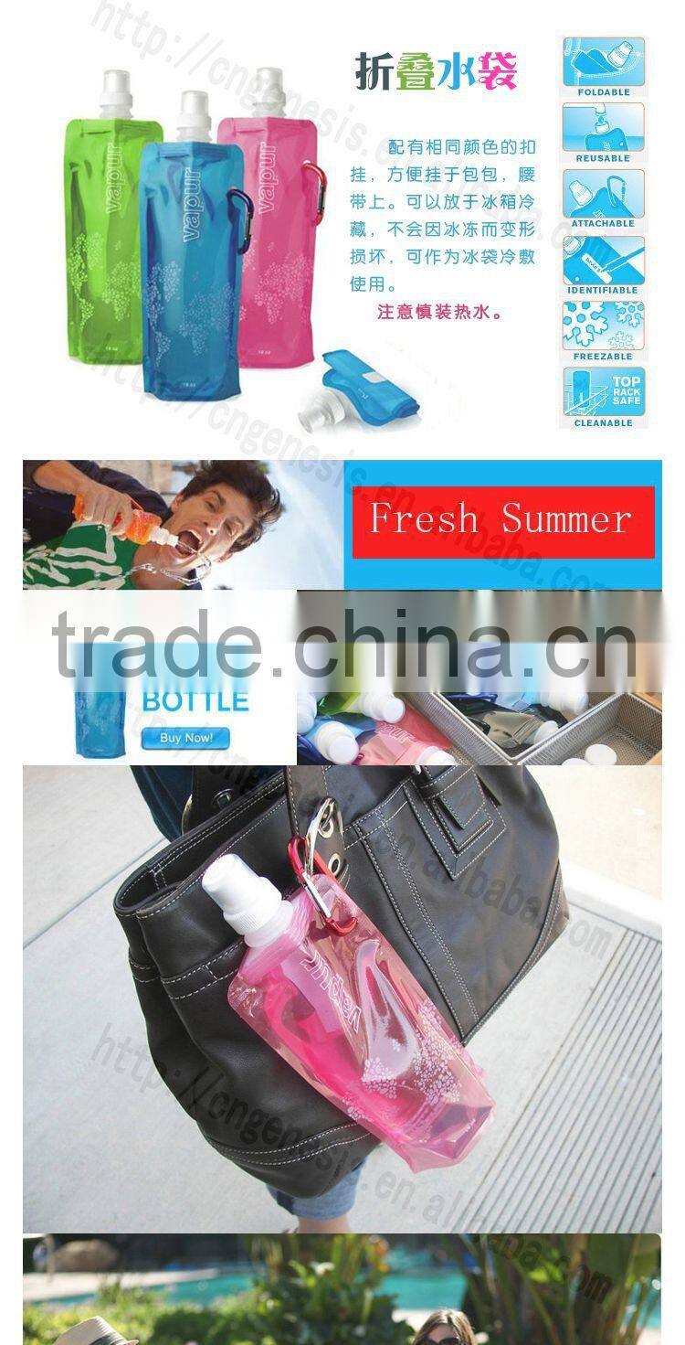 2016 innovative foldable trigger spray bottle with clip