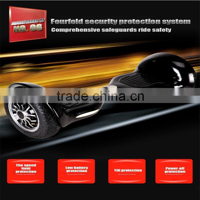Factory wholesale price charging time 2H hoverboard 10 Inch Intelligent Self-balancing 2-wheeled Drifting Electronic scooter