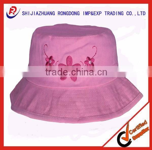 100% cotton twill custom embroidered hat y pink caps and hats