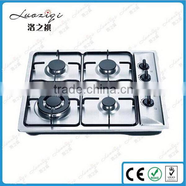 stainless steel built in instant gas stove/gas cooker LQ-GS402