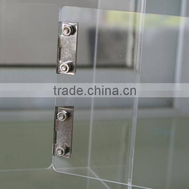 custom acrylic donation box with lock