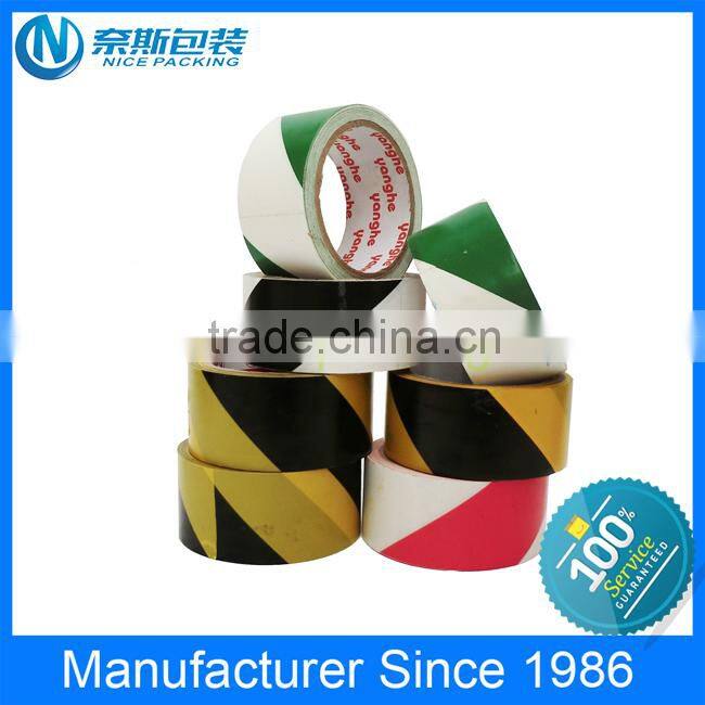 Floor Warning Use Self Adhesive Black Yellow Hazard Warning Floor Tape