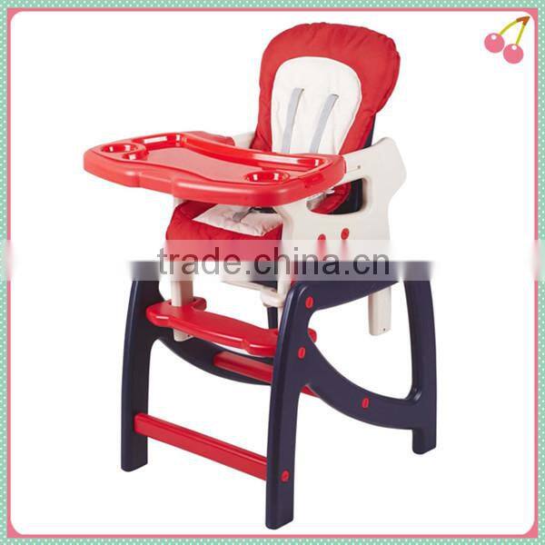 high quality 3 in 1 baby table chair plastic baby high chair