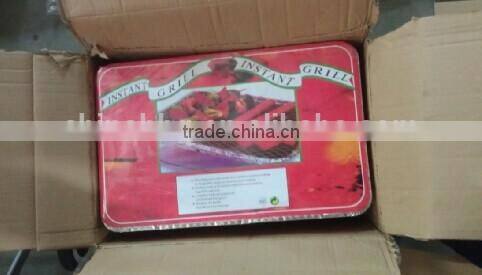 one time disposable charcoal bbq grill with charcoal