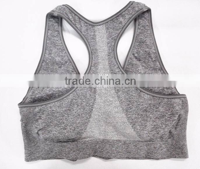 Shantou Womens Yoga Wear Girl Sport Wireless Seamless Running Top Vest Stretch Bras Various Colors Underwear