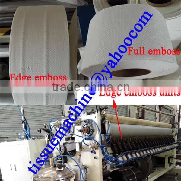 Automatic Embossing Color Printing Maxi Roll Rewinding and Slitting Machine