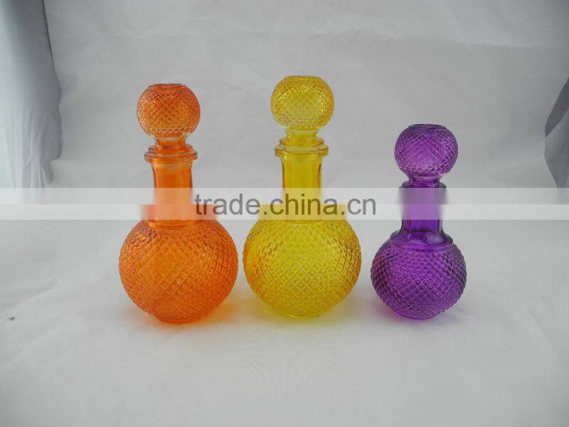 Cheap glass vodka wine bottles with cork lid TY42