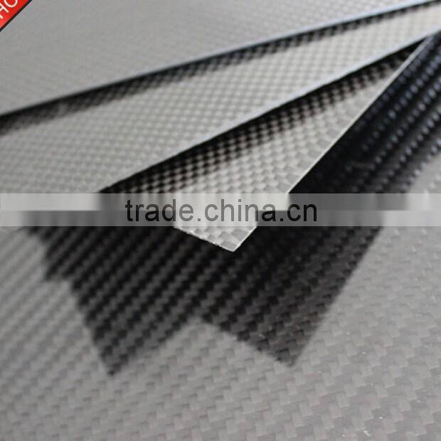 Hot selling 3k twill carbon fiber sheet/plate glossy surface