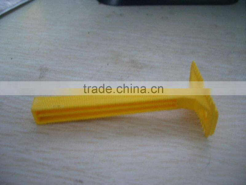 Plastic handle plane with plane fruit and vegetable