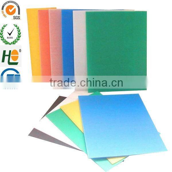 corona treated Coroplast plastic divider sheet