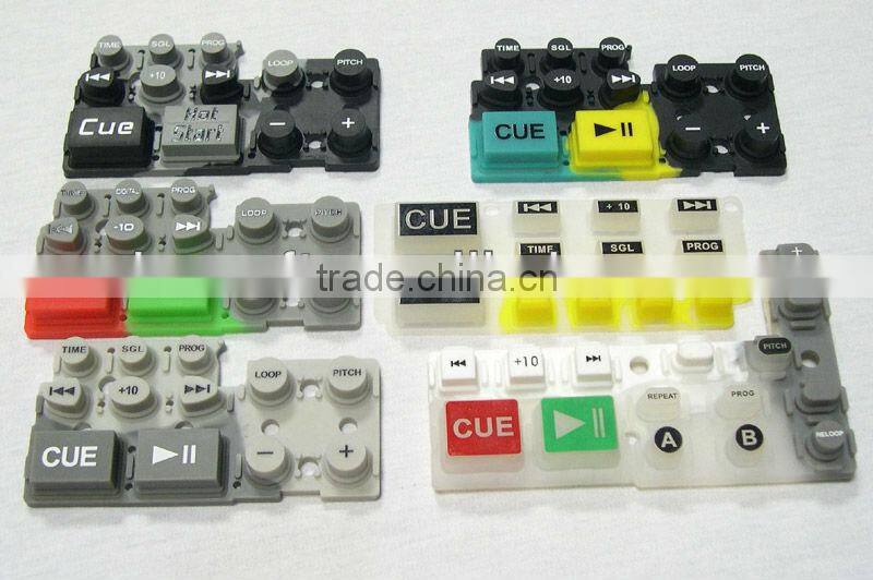 Custom Silicone Rubber switch keypad silicon keypad