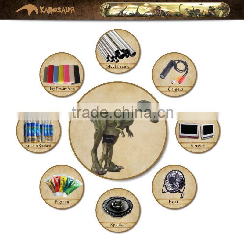 KANO4012 Amusement Park Artificial Dinosaur Kigurumi For Attraction