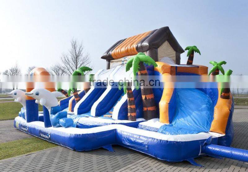 boys and girls water inflatable pool slide, low price inflatable waterslide on sale