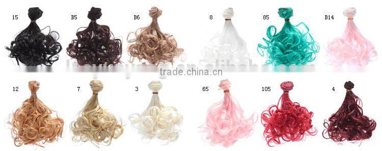 2016 Hotsale DIY Doll Wigs Weaving Hair Curly