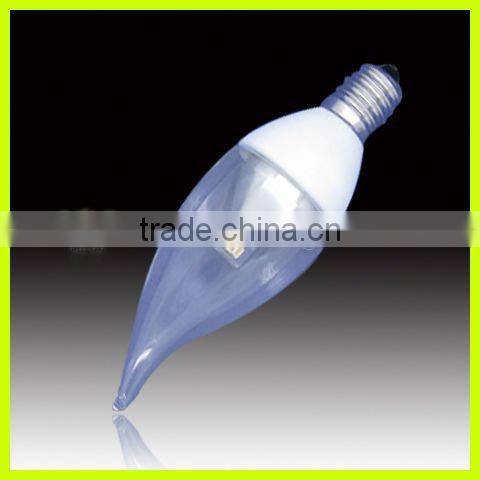 360 degree christmas crystal led candle bulb