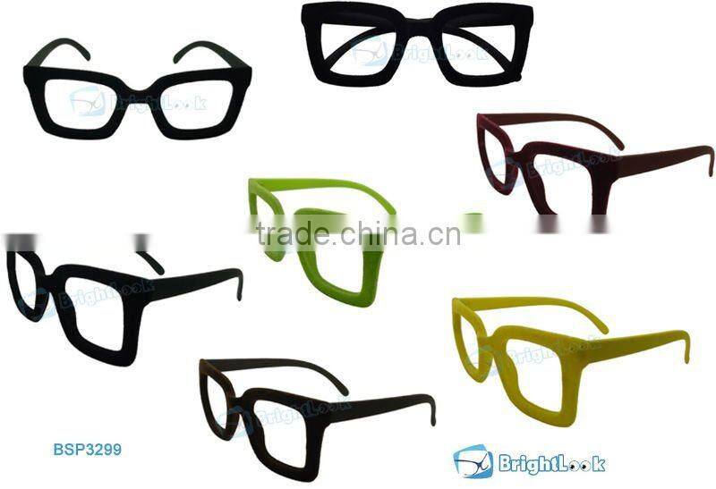 2012 Fashion design with no lens and soft nap frame eyewear,top selling