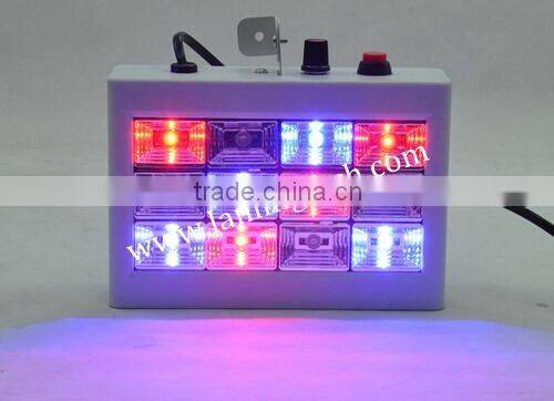 LPSD12W-RGB 12pcs*1W RGB LED Strobe Light Plastic housing