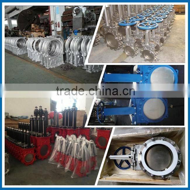 ceramic abrasion resistance knife gate valve