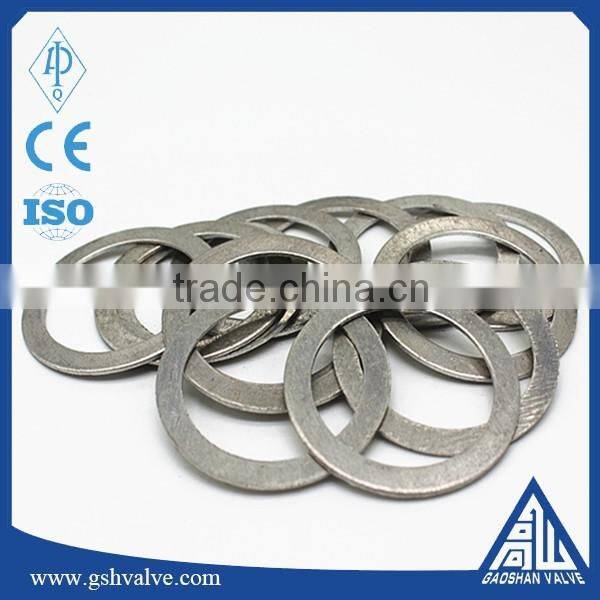 Heat resistant round flat gasket pipe fitting