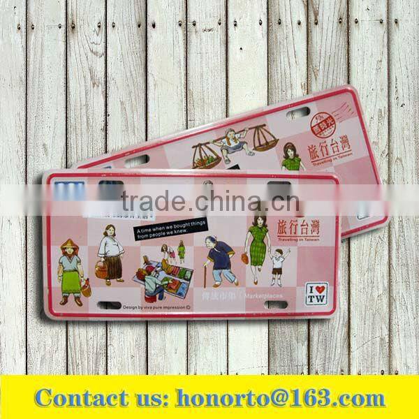 custom shaped postcards tinplate postcard souvenir tin postcard