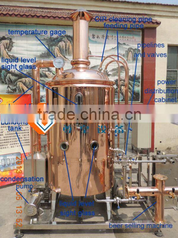 200l hot sale all-in-one beer brewing kettle for sale CE OEM manufacturer