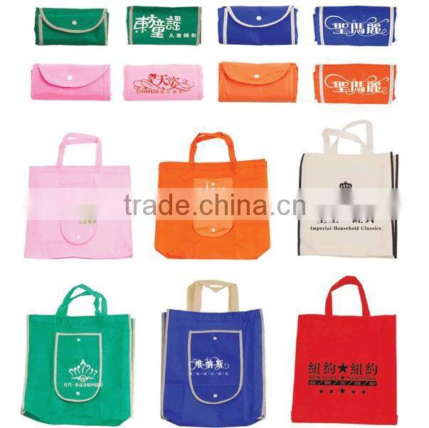 BSCI audit factory easy fold bag/folding shopper bag/foldable shopping bag