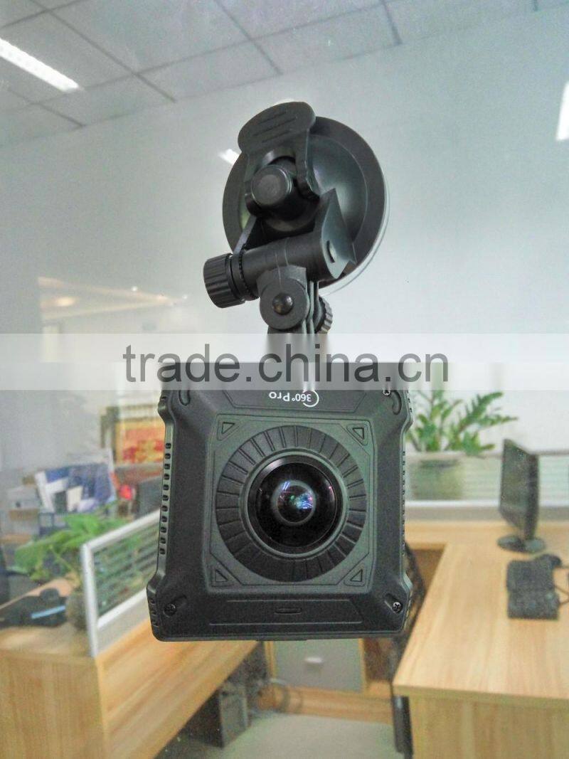 Dual lens fisheyes 360 degree 720 degree panoramic sport camera 1080p Wifi panoramic Camera