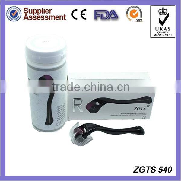 micro derma needle roller,ZGTS 540 needles derma roller,factory wholesale price