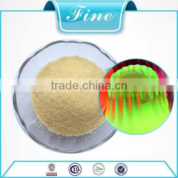 180-200BL edible beef gelatin /unflavored gelatin halal for fruit jelly
