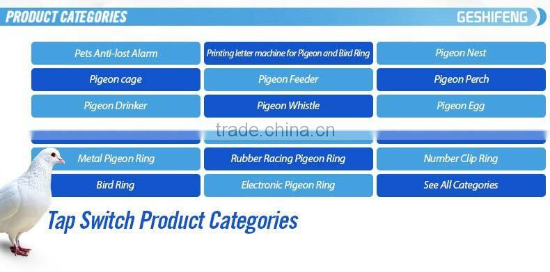 pigeon ring factory geshifeng factory plastic ring for bird tag made in China