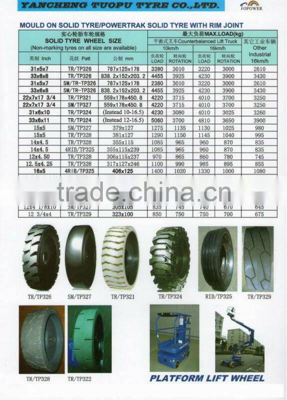 Genie105122 12x4.50 solid tyre