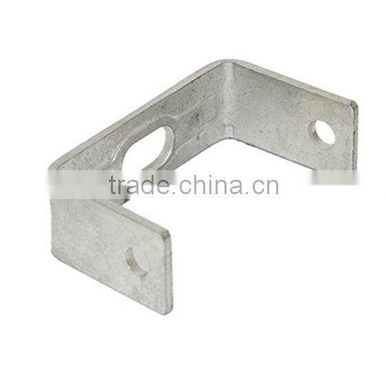 White Zinc Plated U Shaped Metal Brackets In Sheet Metal Fabrication
