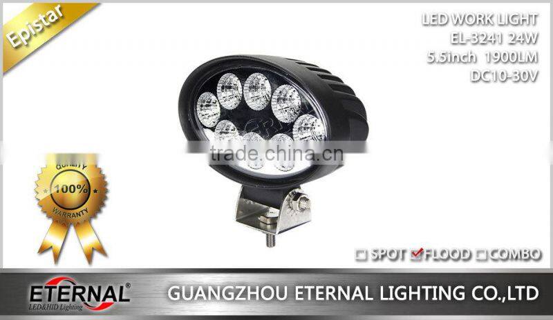 24W 5.5in off road motorcycle powersports 4x4 racing led working light driving lamp
