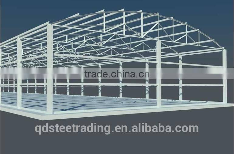 Professional steel structure space frame dome shed made in China