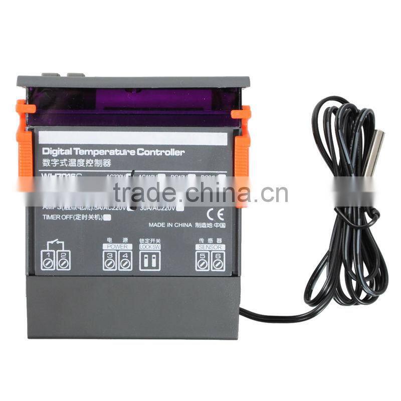 220V Digital LCD Display Electronic Universal Thermostat Temperature Controller